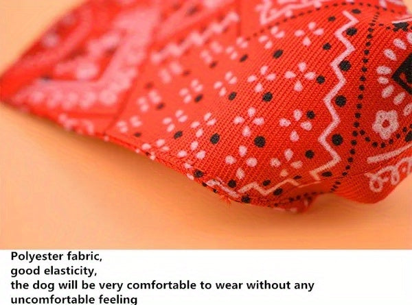Dog Bandanas - Adjustable Triangle Pet Saliva Towel for Small and Medium Dogs and Cats - Stylish and Comfortable Pet Supplies