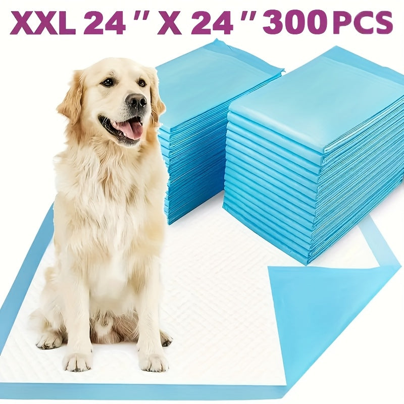 400-100pcs 24" X 24" Extra Large Super Absorbent Dog Urine Pad - Leak-proof, Odor-proof, Disposable Pet Urine Pad, Convenient For Training And Accidents - Perfect For Dogs, Puppies, Cats, Different Pet Urine Pads, Pet Supplie