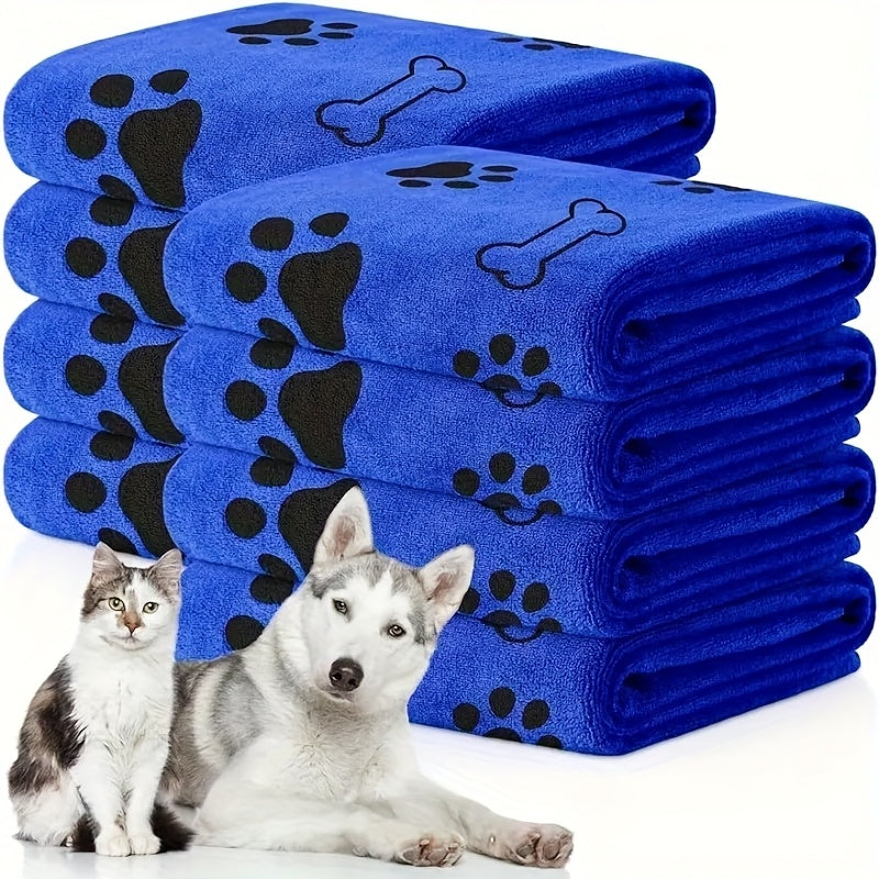 [Quick Drying] One Pet Bath Towel | Quick Drying | Absorbent | Dog Cat Bathing | Large | Soft | Pet Store Gift | Pet Supplies