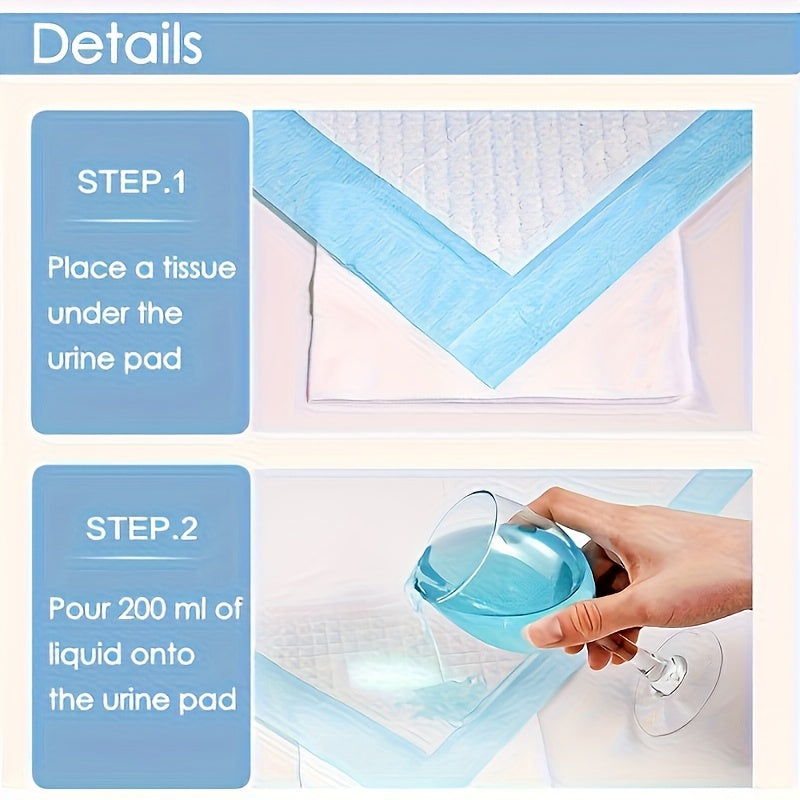 100pcs 12.99inch*17.72inch Disposable Absorbent Dog Training Pads, Super Absorbent And Leak Proof Training Dog Urine Pads, Disposable Pet Urine Pads And Toilet Pads, Suitable For Dogs, Puppies, Puppies, Pet Urine Pads, Pet Su
