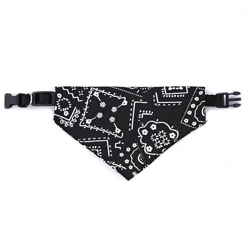 Dog Bandanas - Adjustable Triangle Pet Saliva Towel for Small and Medium Dogs and Cats - Stylish and Comfortable Pet Supplies