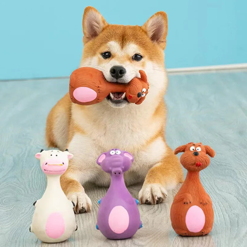 Pet Dog Sound Chew Toys Interactive Bite Sound Toys Teeth Health for Puppy Dogs Grinding Bite Molar Pet Supplies