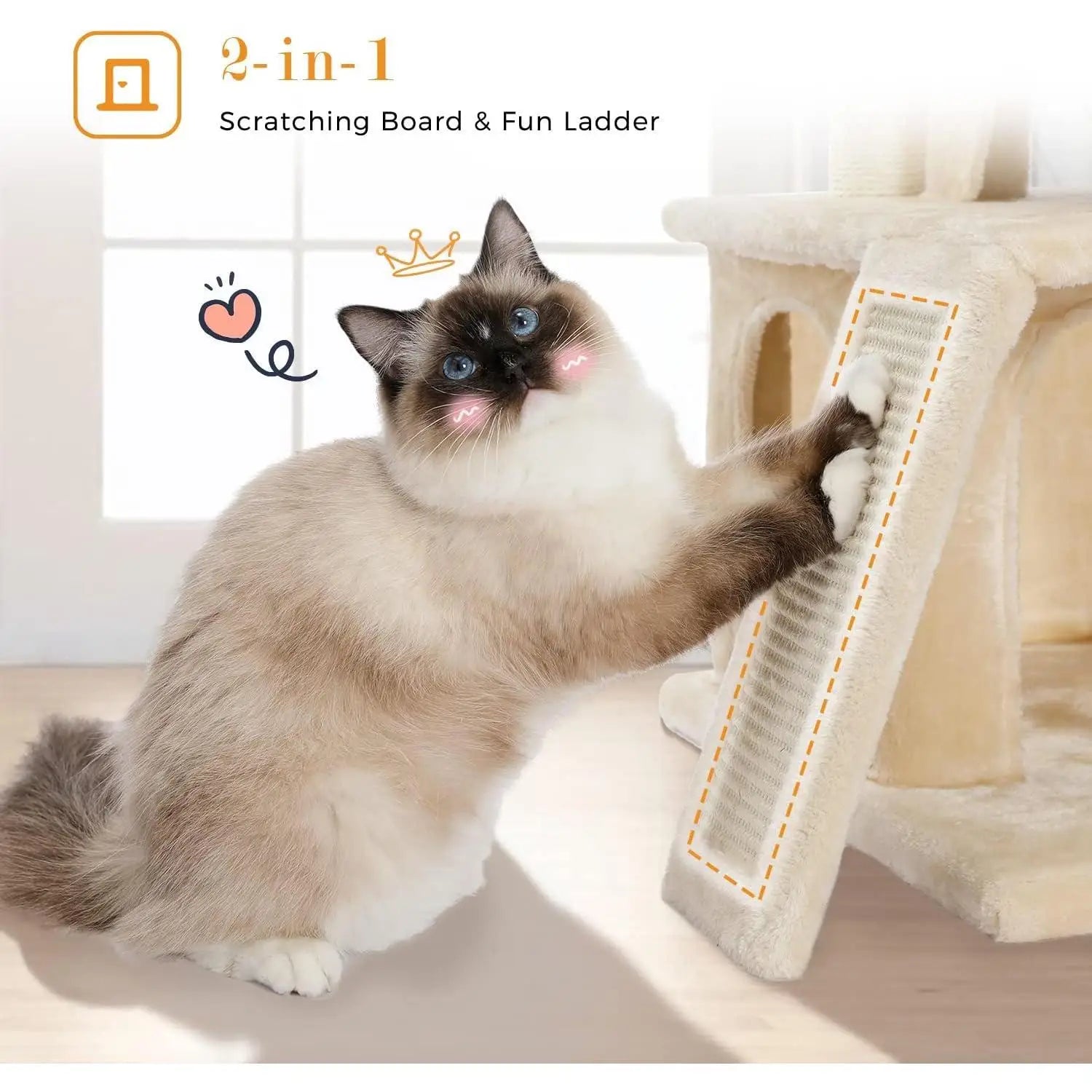 Ultimate Cat Climbing Tower for Pet Supplies - 18.80*17.50*33.80inch