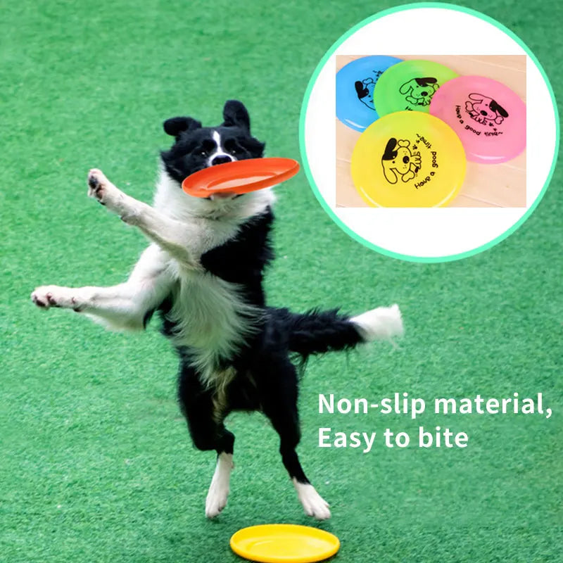 FCJ Interactive Outdoor Dog Frisbee Pet Supplies for Play and Exercise