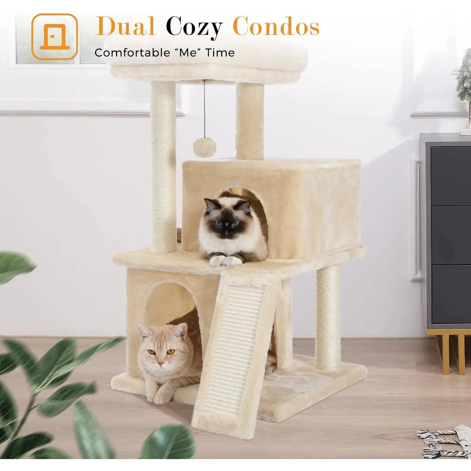Ultimate Cat Climbing Tower for Pet Supplies - 18.80*17.50*33.80inch
