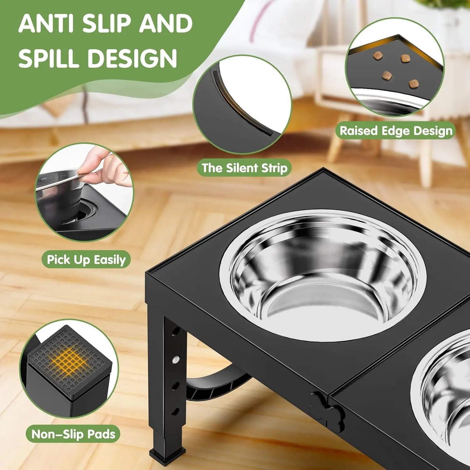 Dog Bowl Stand - Stylish Pet Supplies