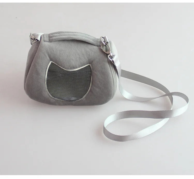 Mini Animal Pig Hamster Pet Carrier Bag Flee Little Small Breeds Carrying Cage Travel Bag Warm Home For Small Mouse Rats Goods