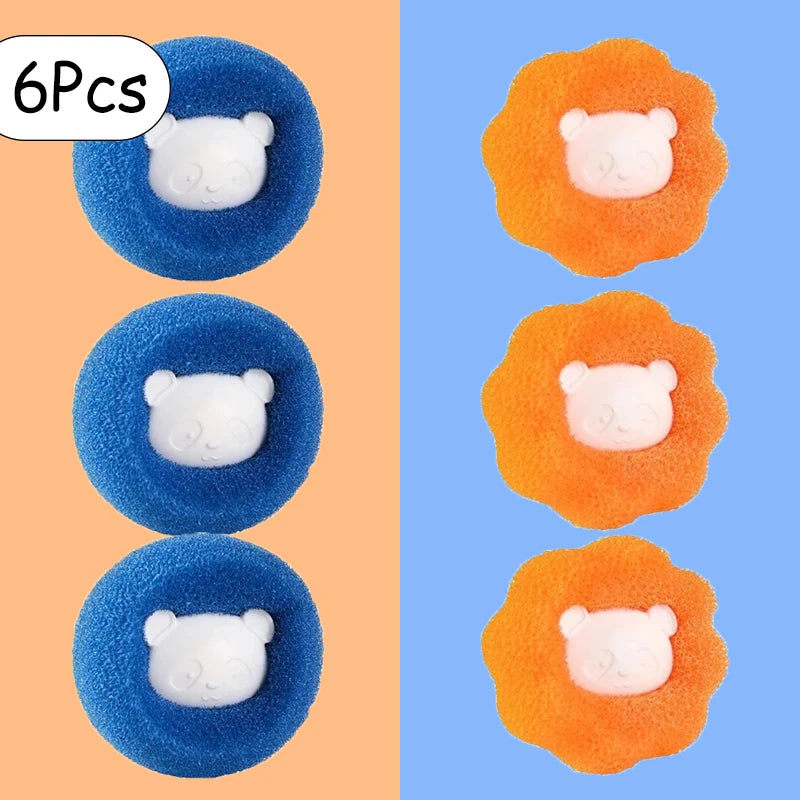 Laundry Balls Pet Hair Collector for Washing Machine Reusable Laundry Lint Catcher Removes Lint From Clothes Pet Cat Accessories