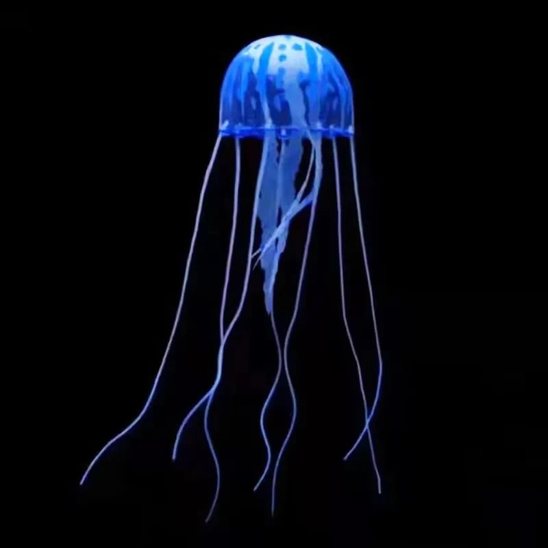 Artificial Swim Glow Jellyfish for Fish Tank - Luminous Aquarium Underwater Decoration