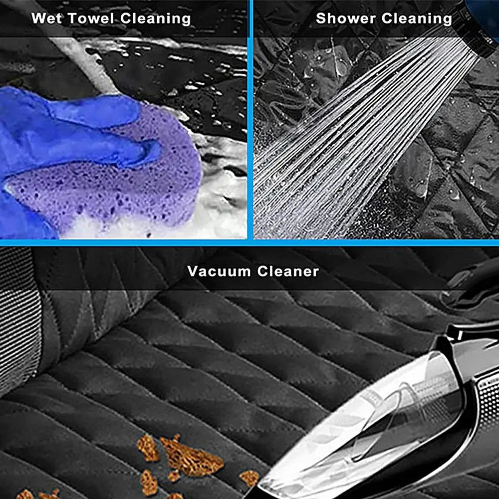 Dog Backseat Cover Waterproof Pet Travel Dog Carrier Hammock Anti-Scratch Nonslip Bed Pet Backseat Protector for Car SUV