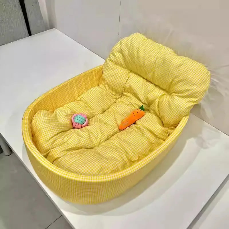 Macaron Dog Bed Pet Nests Dog Nests Four Seasons Universal Winter Cat Nests Deep Sleep Nests Pet Supplies