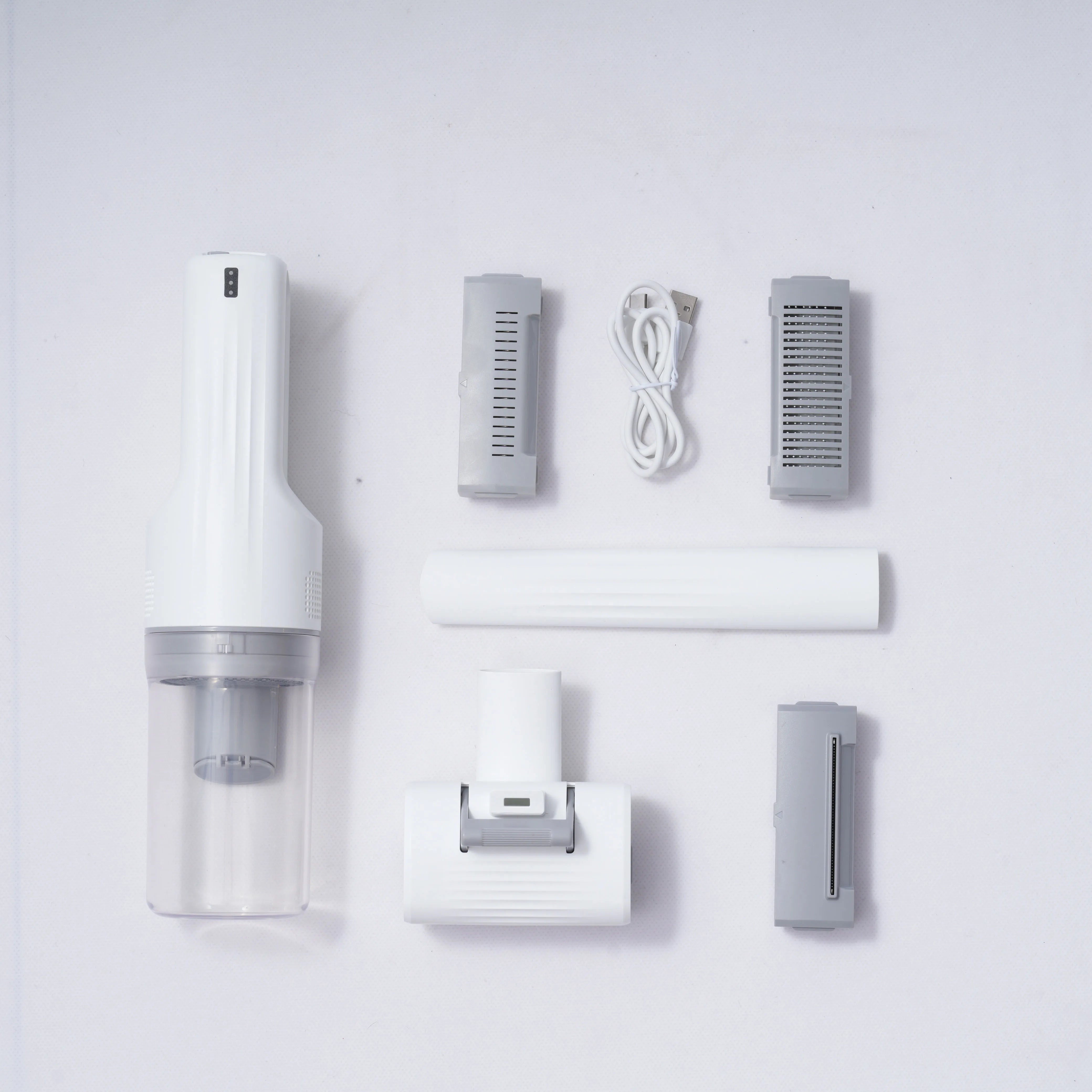 Cat Grooming Vacuum 5Brushes Pet Grooming Kit with 0.3L Hair Dust Cup Dog Vacuum Cleaner for Pets Cats Dogs Hair Vacuum Cleaner