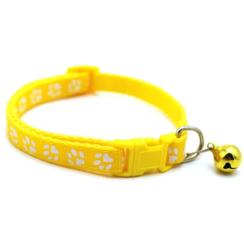 Fashion Rainbow Flower Cat Collar With Bell Kitten Puppy Necklace Adjustable Buckle Colorful Lace Kitten Collar Dog Accessories