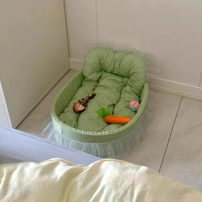 Macaron Dog Bed Pet Nests Dog Nests Four Seasons Universal Winter Cat Nests Deep Sleep Nests Pet Supplies