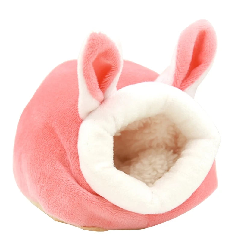 Winter Hamster House Guinea Pigs House Warm Nest Small Animal Nest Winter Warm Cage for Hamster Rodents Cage