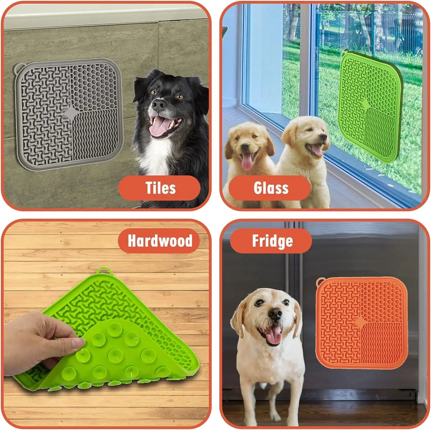 Slow Feeders For Dogs And Cats, Lick Pads With Suction Cups For Dog Anxiety Relief, Bathing, Grooming And Training, Dog Bowls