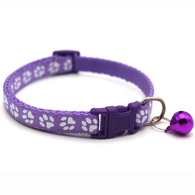 Fashion Rainbow Flower Cat Collar With Bell Kitten Puppy Necklace Adjustable Buckle Colorful Lace Kitten Collar Dog Accessories
