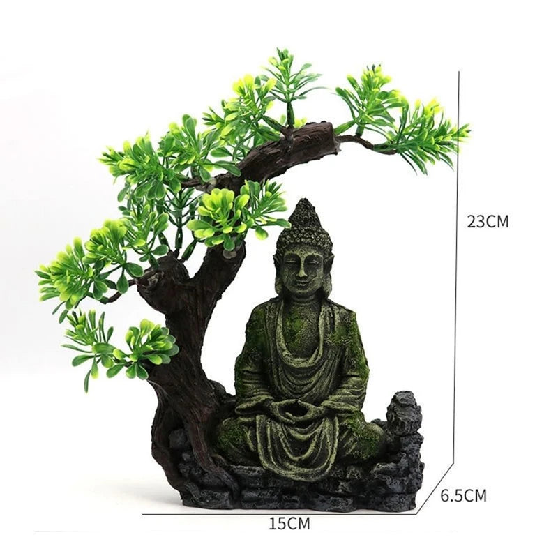 Fish tank landscaping decoration, rockery, stone grass scenery simulation, water grass landscaping package, aquarium box
