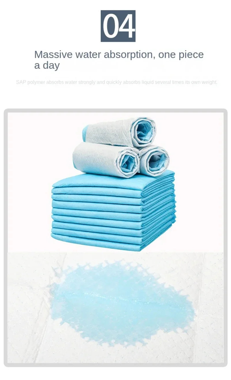 Basics Dog and Puppy Pee Pads, 5-Layer Leak-Proof Super Absorbent, Quick-Dry Surface, Potty Training, Regular