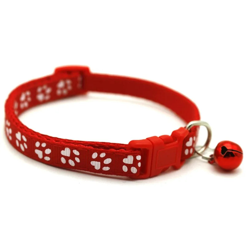 Fashion Rainbow Flower Cat Collar With Bell Kitten Puppy Necklace Adjustable Buckle Colorful Lace Kitten Collar Dog Accessories