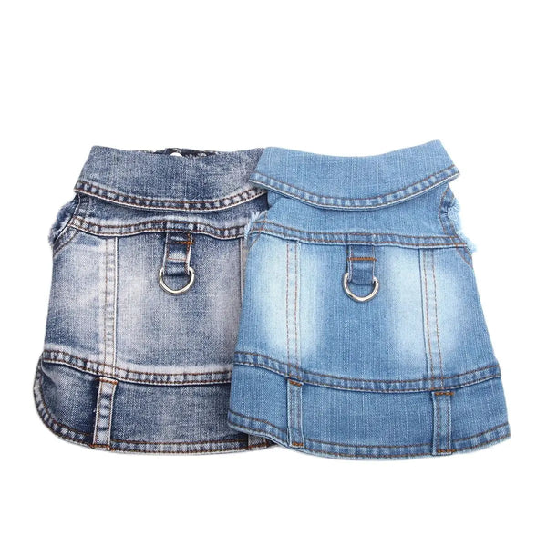 Denim Vest for Dogs and Cats Lightweight Warmth
