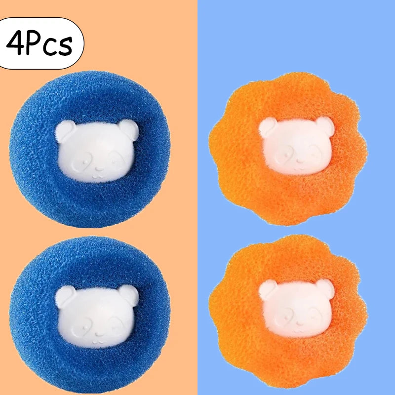 Laundry Balls Pet Hair Collector for Washing Machine Reusable Laundry Lint Catcher Removes Lint From Clothes Pet Cat Accessories