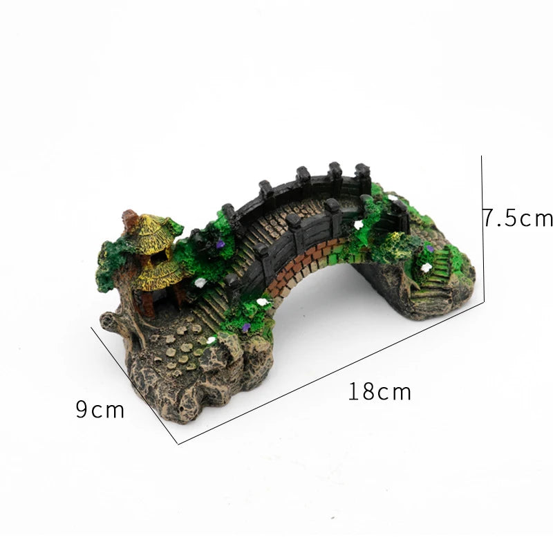 Fish tank landscaping decoration, rockery, stone grass scenery simulation, water grass landscaping package, aquarium box