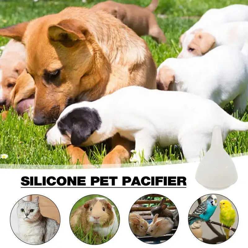 Pet feeding nipples With Silicone Nipple Dog Cat Feeding Pacifier Hamster Rabbits Kittens Puppies Feeding Bottle Syringe