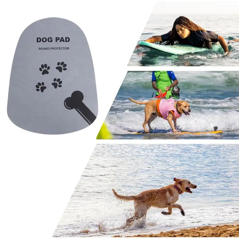 Anti Slip Pets Surfboard Mat Dog Surf Traction Mat Travel-friendly Pet Paw Traction Pads For Paddle board Kayak Ground Mat