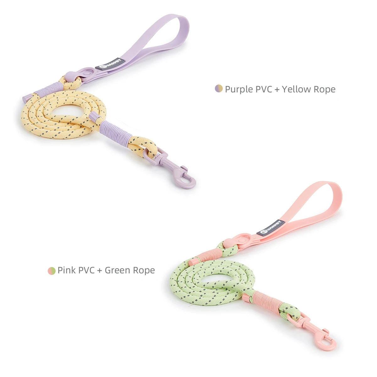 Pet Supplies Dog Collar For Small and Medium Dog Walking Sugar Color Series Cute style PVC Webbing Collar Leashes Set 2024 New