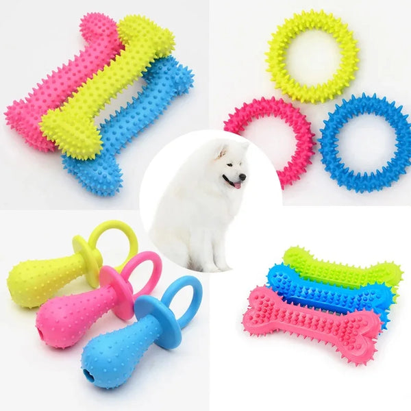 Top Pet Toys For Small Dogs Rubber Chew Toy Dental Cleaning