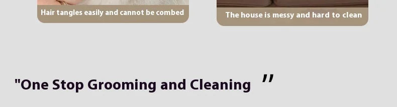 Cat Grooming Vacuum 5Brushes Pet Grooming Kit with 0.3L Hair Dust Cup Dog Vacuum Cleaner for Pets Cats Dogs Hair Vacuum Cleaner