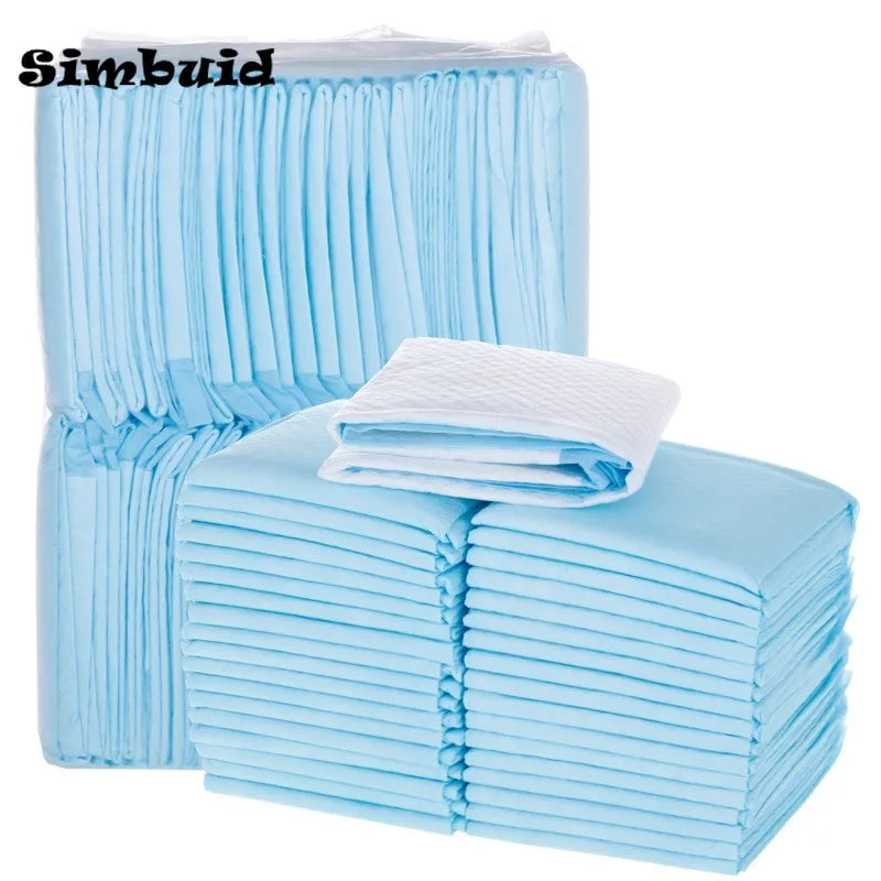 Basics Dog and Puppy Pee Pads, 5-Layer Leak-Proof Super Absorbent, Quick-Dry Surface, Potty Training, Regular