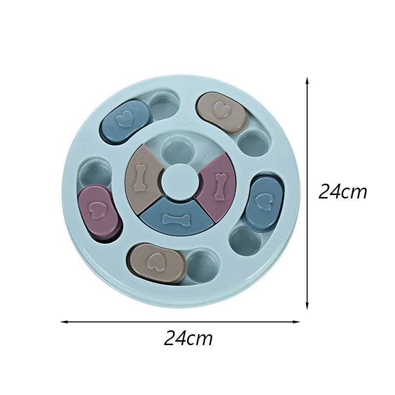 Interactive Cat Dog Puzzle Toy  Slow Food Bowls for Cats Small Dogs Kitten Pet Training Toys Improve IQ Game juguetes para gatos