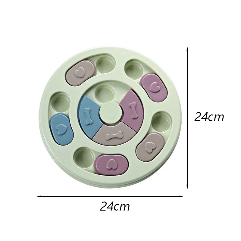 Interactive Cat Dog Puzzle Toy  Slow Food Bowls for Cats Small Dogs Kitten Pet Training Toys Improve IQ Game juguetes para gatos