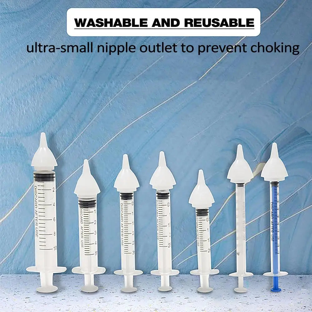 For New born Kittens Puppies Rabbits Small Animals Universal Pet Feeding Nipple Mini Silicone Feeding Pacifier Kitten Feeder