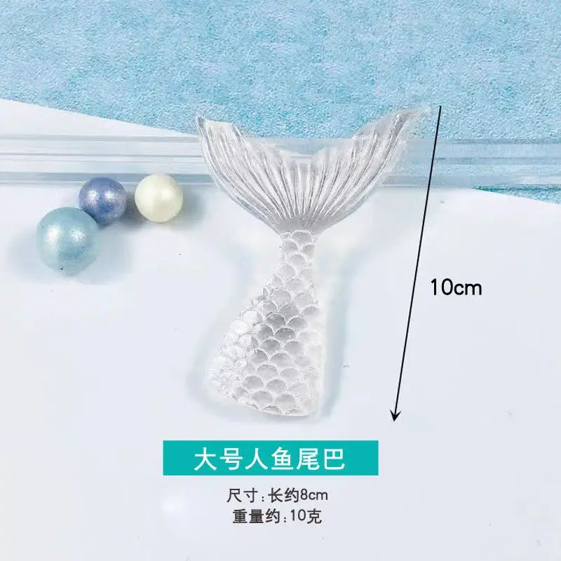 Aquarium Landscaping Crystal Castle Simulation Windmill/Fishtail/Carriage Healing Creative Decoration Underwater World Scenery
