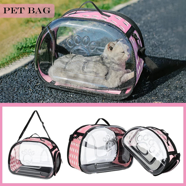 Breathable Pet Carrier For Cats And Dogs Outdoor Travel