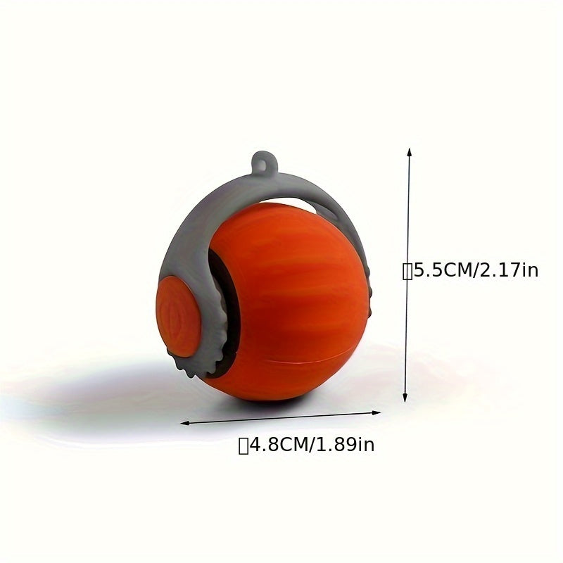 Electric Cat Toy Gravity Bouncing Ball with Synthetic Fiber Feathers, a Self-Entertaining Smart Rolling Ball for Cats, Pet Supplies.