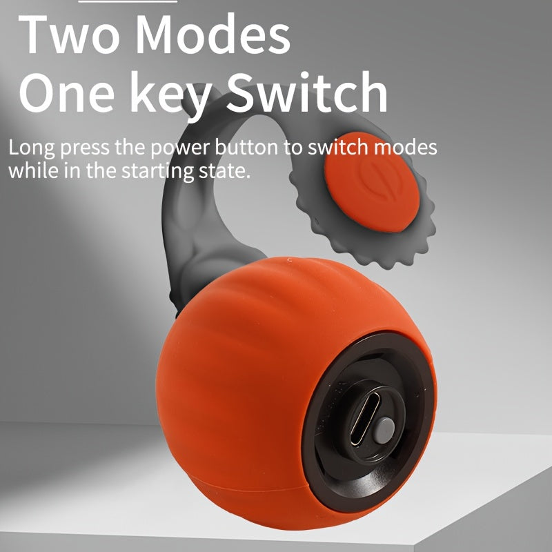 Electric Cat Toy Gravity Bouncing Ball with Synthetic Fiber Feathers, a Self-Entertaining Smart Rolling Ball for Cats, Pet Supplies.