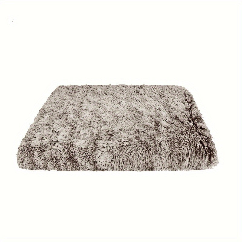 1pc Plush Rectangular Dog Bed, Plush Non-slip Square Dog Bed Cat Mat Pet Bed, Deep Sleep Cat Sofa Dog Sofa Cat Bed Dog Bed Pet Supplies Non-slip Mattress for Large, Medium and Small Dogs and Cats - Comfortable, Dog Mat, Cat M