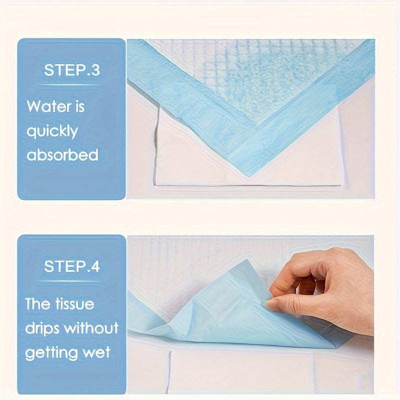 100pcs 12.99inch*17.72inch Disposable Absorbent Dog Training Pads, Super Absorbent And Leak Proof Training Dog Urine Pads, Disposable Pet Urine Pads And Toilet Pads, Suitable For Dogs, Puppies, Puppies, Pet Urine Pads, Pet Su